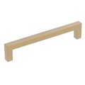 Heritage Designs Contemporary Pull 5116 Inch 128mm Center to Center Brushed Brass Finish, 10PK R077747BBX10B